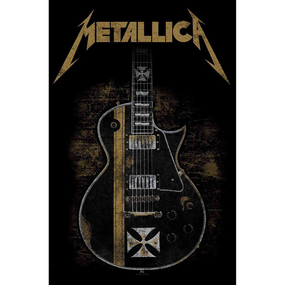 Metallica - Hetfield Guitar Textile Poster - Multicolours